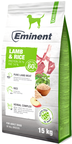 Eminent Lamm & Reis 26/14 - 15 kg glutenfrei